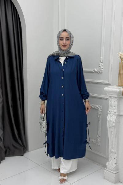 Sude Tunik Kap İndigo