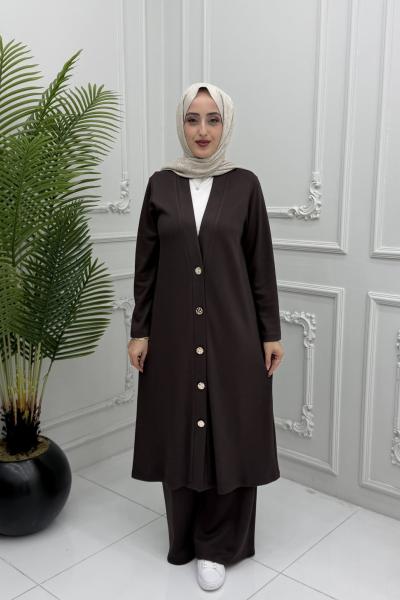 Sara Takım Kahverengi