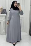 Mihri Namaz Elbise Gri Gri