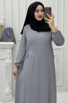 Mihri Namaz Elbise Gri Gri