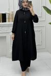 Buse  Tunik Takım Siyah Siyah